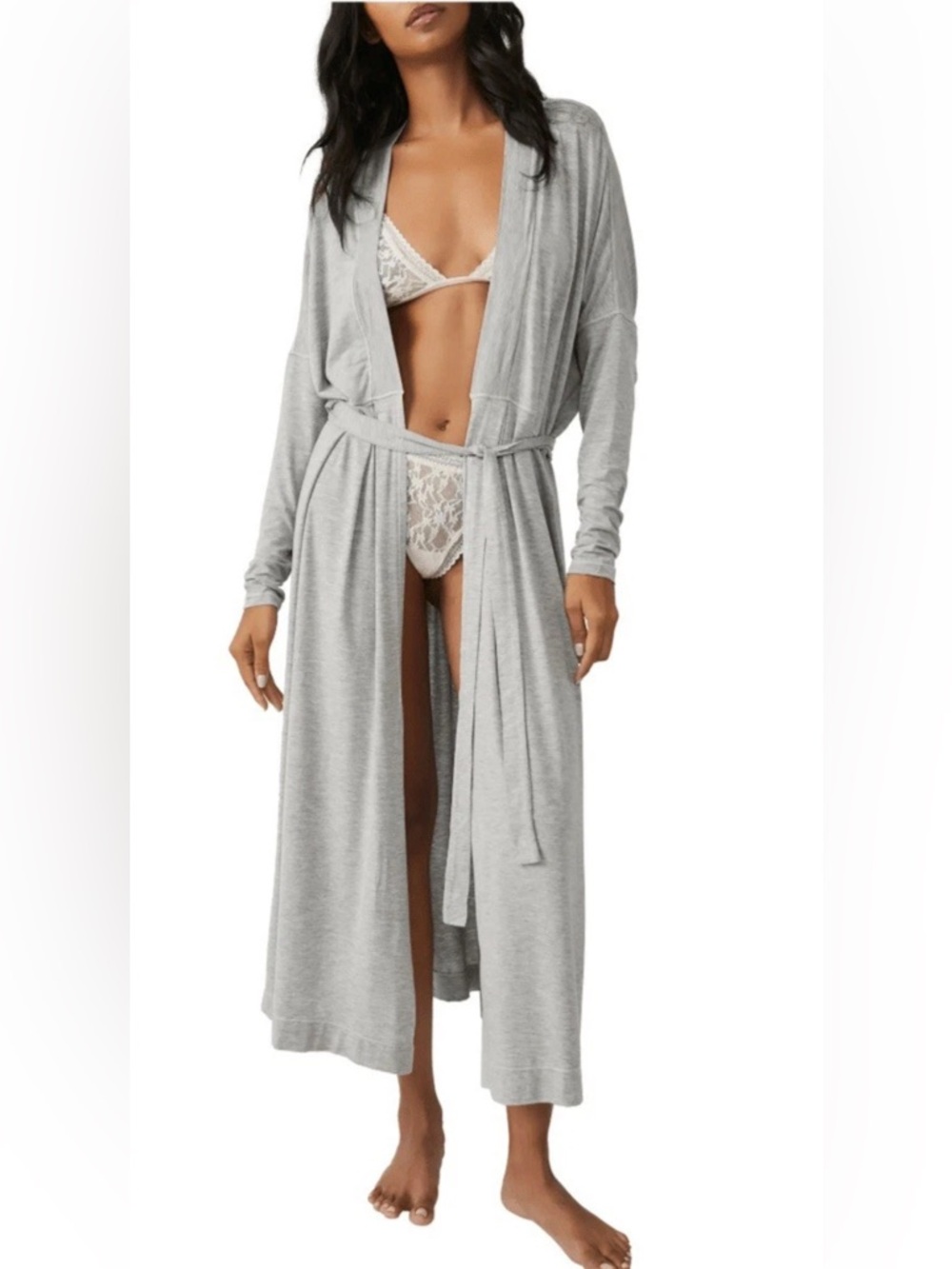 NWT INTIMATELY FREE PEOPLE ESSENTIAL CARDIGAN ROBE SIZE LARGE